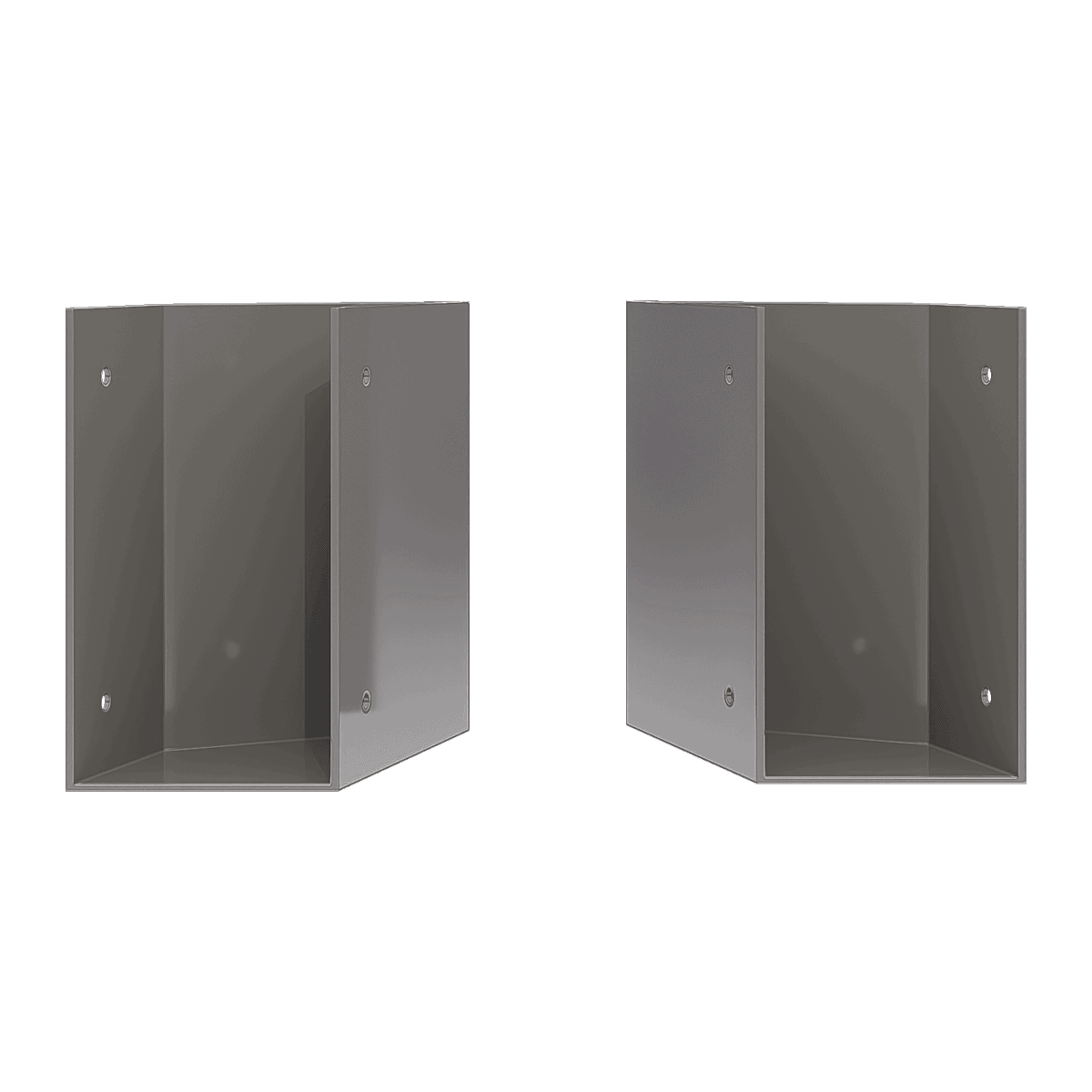 Steel Angle End Bracket 100x50mm 45 Degree (Pair)