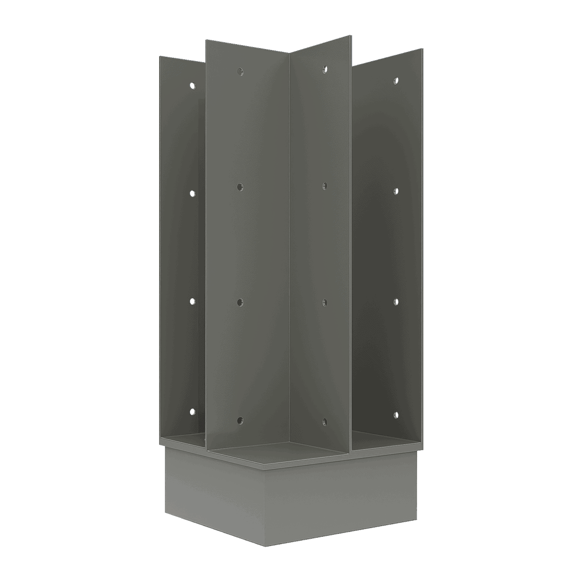 Steel Corner Beam - Post Connector 225x50mm - 110m