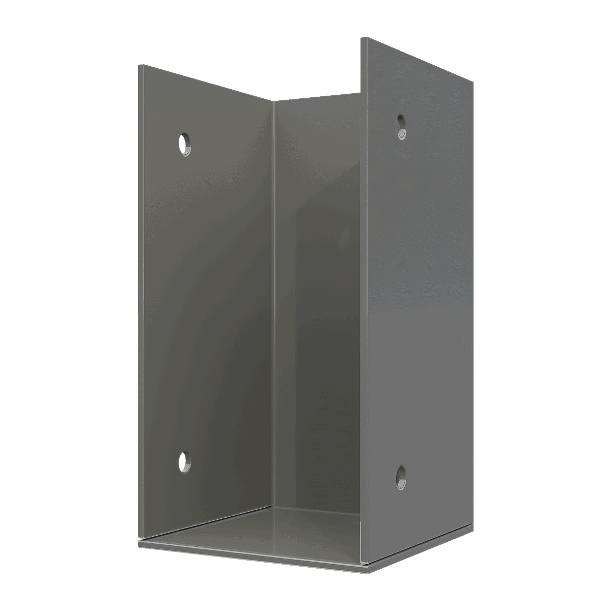 Steel End Bracket 100x50mm