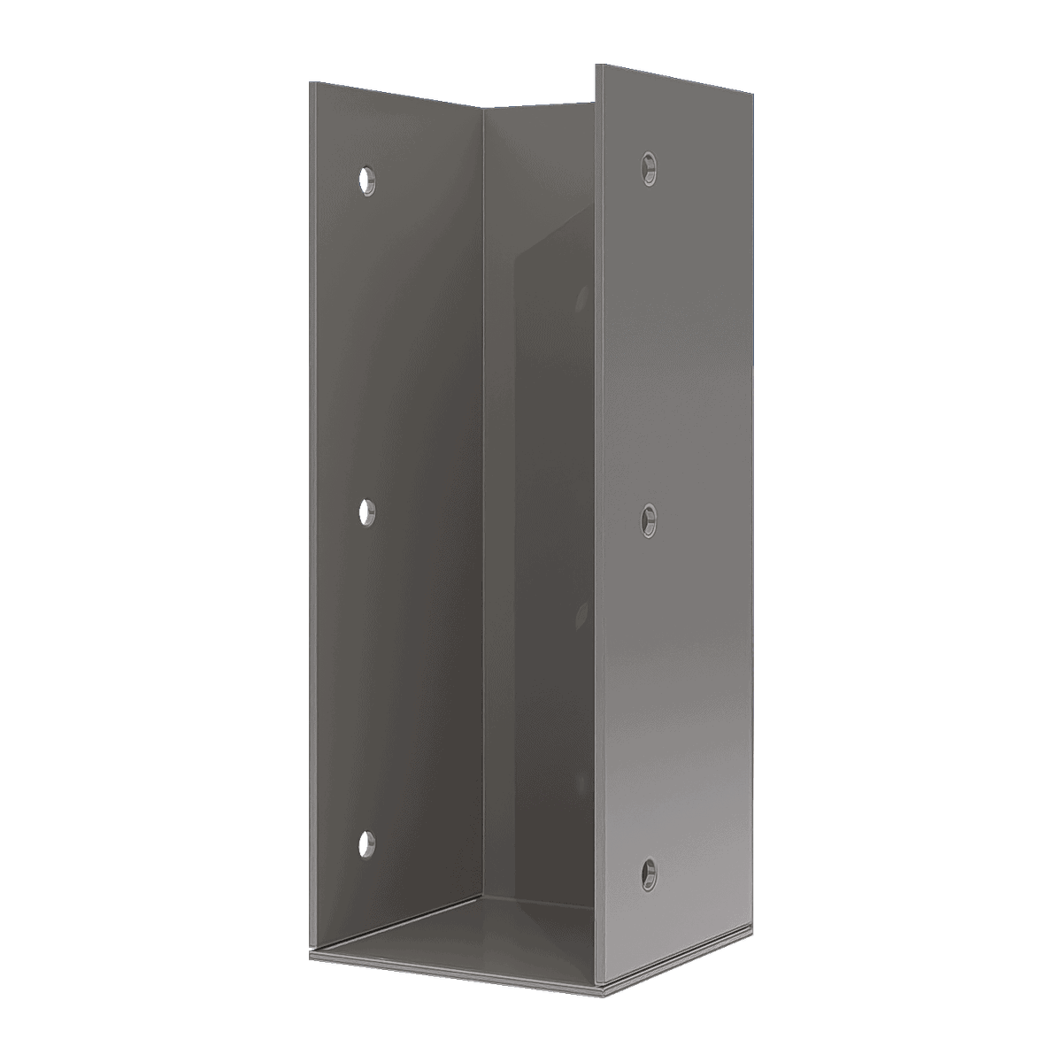 Steel End Bracket 165x50mm