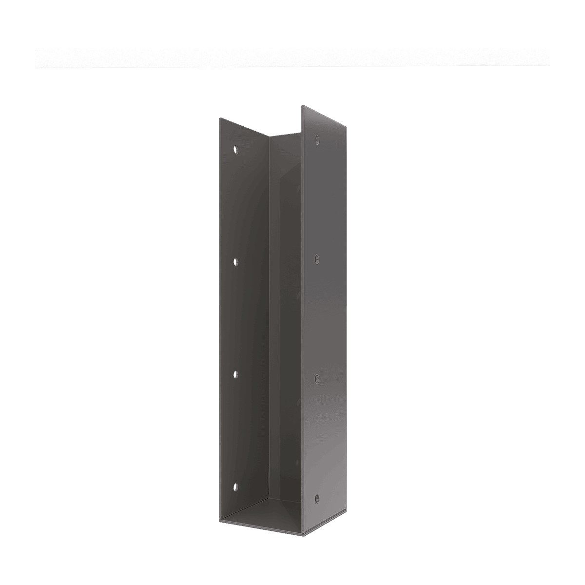 Steel End Bracket 225x50mm