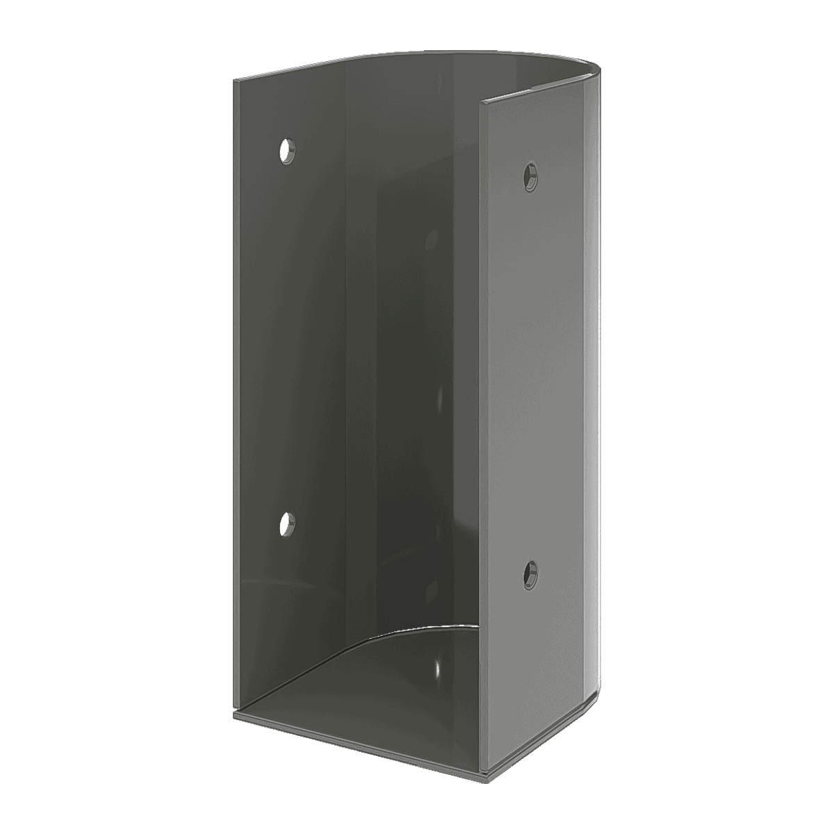 Steel End Bracket Round 100x50mm