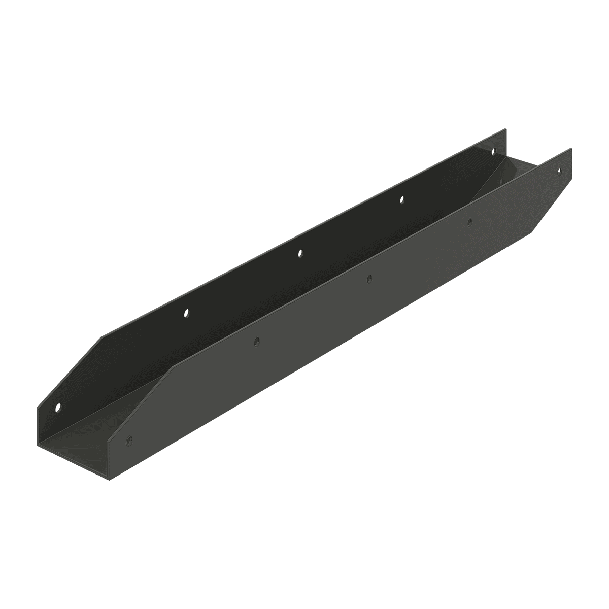 Steel Gable End Bracket 165x50mm 22.5 Degree