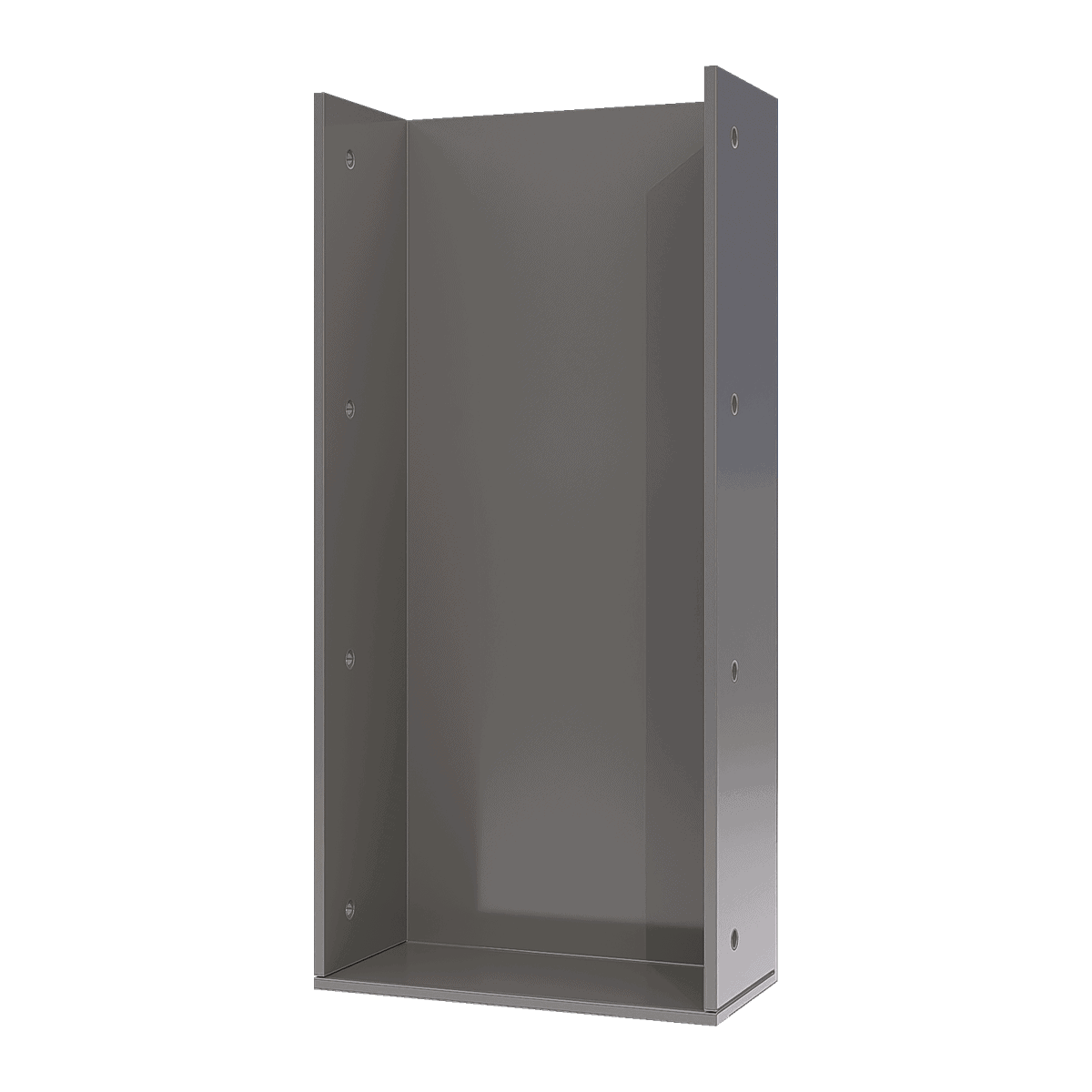 Steel Twin End Bracket 225x50mm